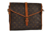 Louis Vuitton Monogram Portable Serviette Desktop Organizer Shoulder Bag 9573I