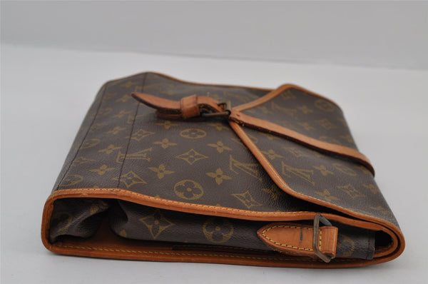 Louis Vuitton Monogram Portable Serviette Desktop Organizer Shoulder Bag 9573I