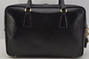 Authentic PRADA SAFFIANO VERNIC Enamel 2Way Shoulder Hand Bag BL0095 Black 9575I