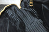 Authentic PRADA SAFFIANO VERNIC Enamel 2Way Shoulder Hand Bag BL0095 Black 9575I