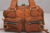 Authentic Chloe Vintage Betty Shoulder Hand Bag Purse Leather Brown 9576I