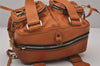 Authentic Chloe Vintage Betty Shoulder Hand Bag Purse Leather Brown 9576I