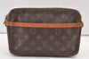 Authentic Louis Vuitton Monogram Compiegne 23 Clutch Hand Bag M51847 LV 9576J