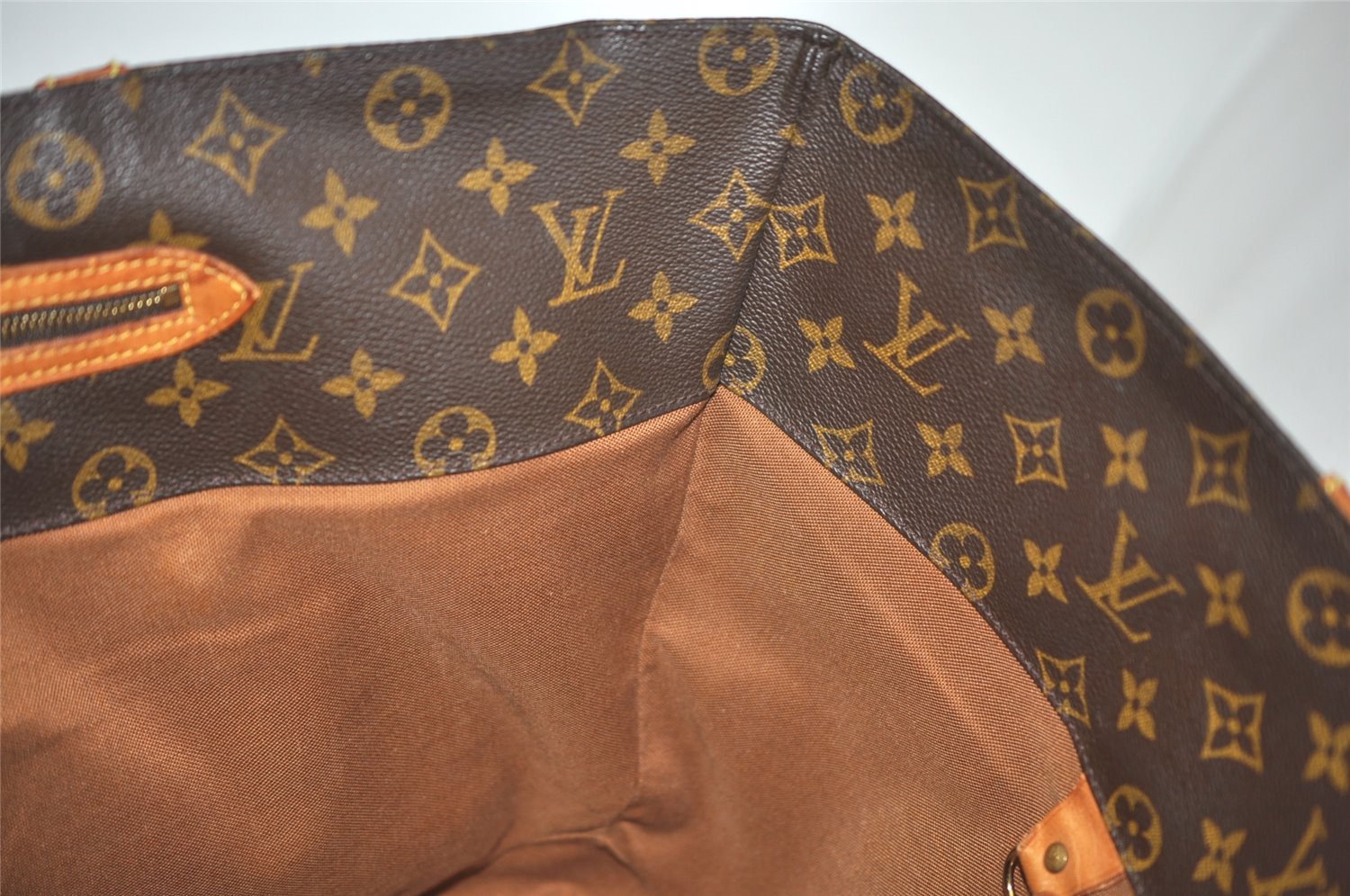 Authentic Louis Vuitton Monogram Sac Shopping PM Tote Bag M51108 LV Junk 9579J