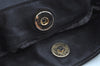 Authentic GUCCI Vintage Bamboo 2Way Shoulder Tote Bag Leather Black Junk 9580H