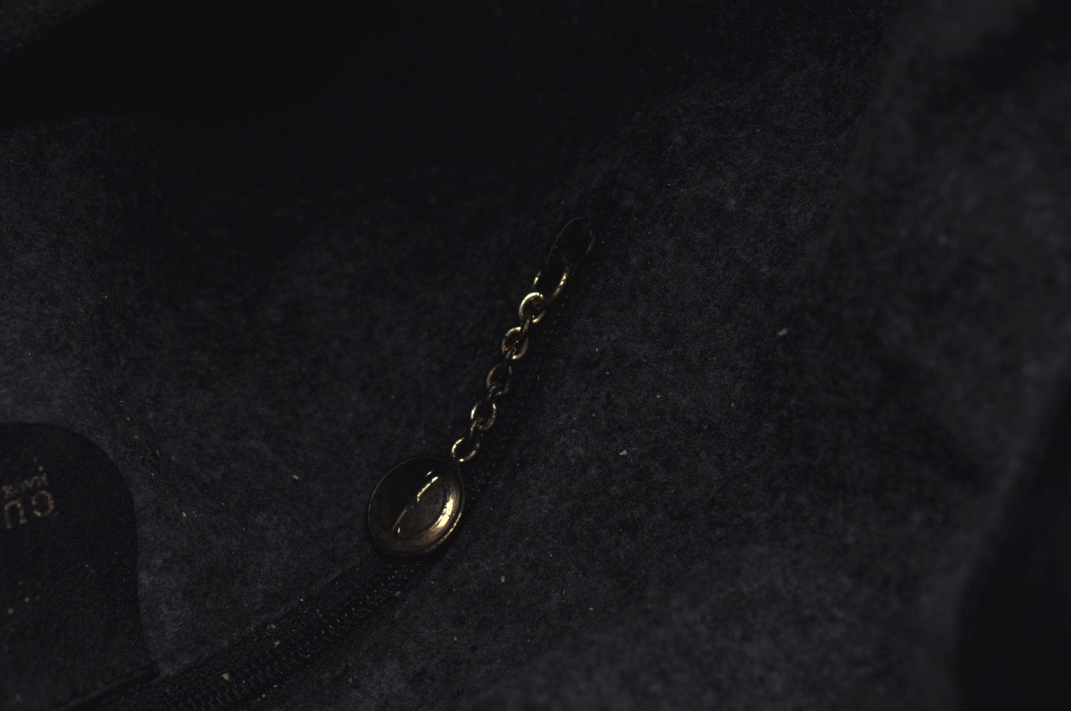 Authentic GUCCI Vintage Bamboo 2Way Shoulder Tote Bag Leather Black Junk 9580H