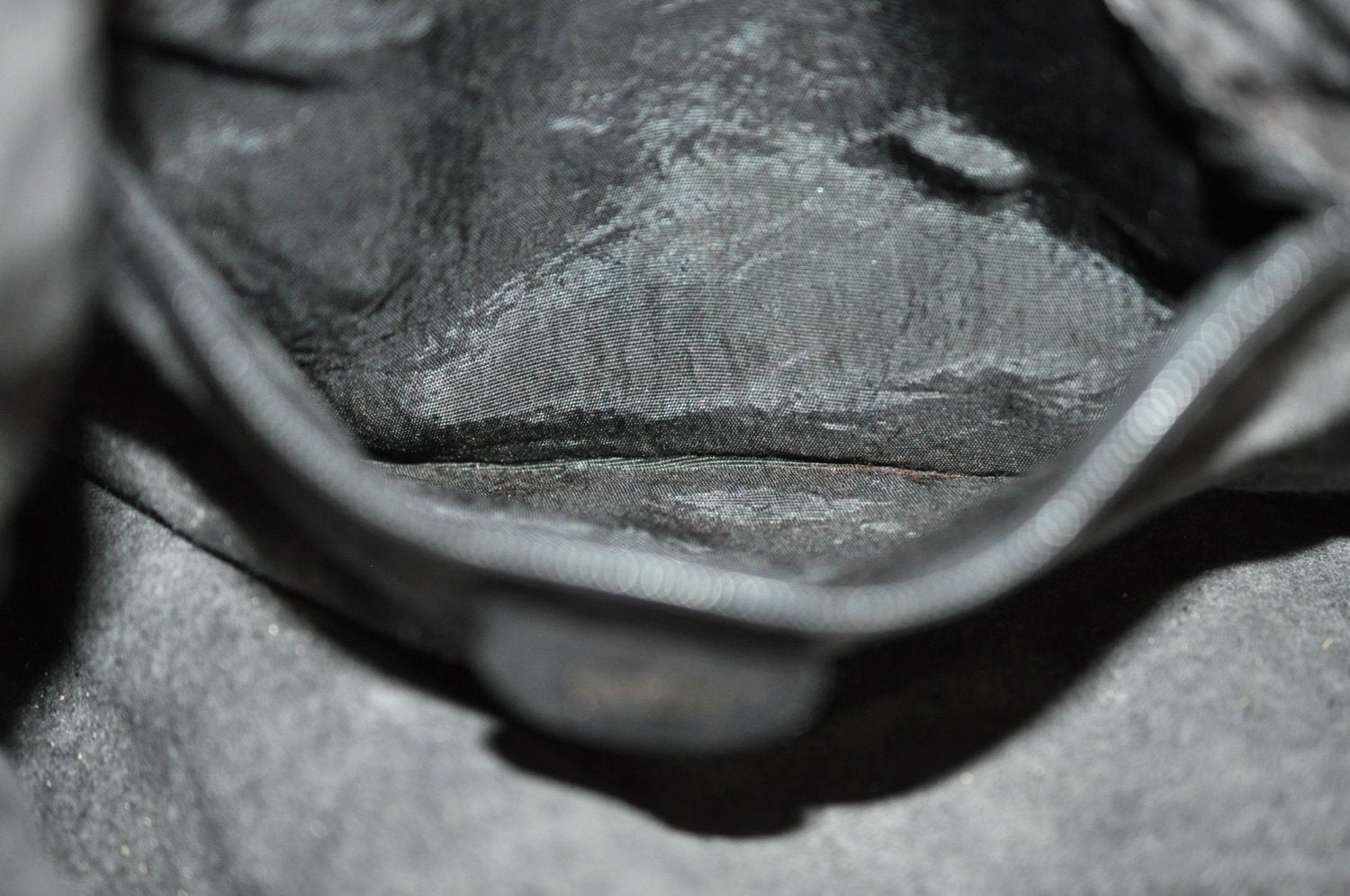 Authentic GUCCI Vintage Bamboo 2Way Shoulder Tote Bag Leather Black Junk 9580H