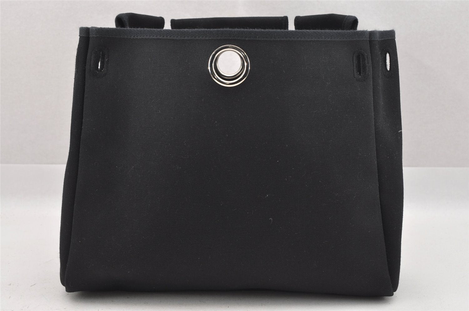 Authentic HERMES Her Bag PM Replacement Bag Canvas Black 9580I