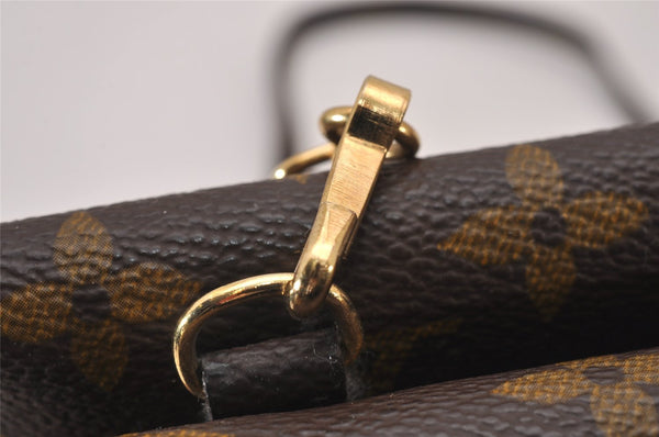 Auth Louis Vuitton Monogram Pochette Double Rabat Shoulder Bag M51815 LV 9581I