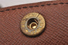 Auth Louis Vuitton Monogram Pochette Double Rabat Shoulder Bag M51815 LV 9581I
