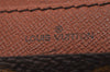 Auth Louis Vuitton Monogram Pochette Double Rabat Shoulder Bag M51815 LV 9581I