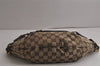 Authentic GUCCI Shoulder Hand Bag Purse GG Canvas Leather 106250 Brown 9581J