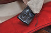 Authentic GUCCI Vintage Hand Tote Bag GG Nylon Leather 282439 Red 9583I