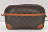 Authentic Louis Vuitton Monogram Compiegne 28 Clutch Hand Bag M51845 LV 9583J