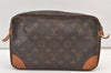 Authentic Louis Vuitton Monogram Compiegne 28 Clutch Hand Bag M51845 LV 9583J