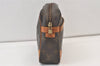 Authentic Louis Vuitton Monogram Compiegne 28 Clutch Hand Bag M51845 LV 9583J