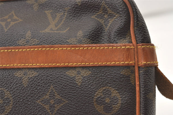 Authentic Louis Vuitton Monogram Compiegne 28 Clutch Hand Bag M51845 LV 9583J