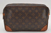 Authentic Louis Vuitton Monogram Compiegne 28 Clutch Hand Bag M51845 LV 9585I