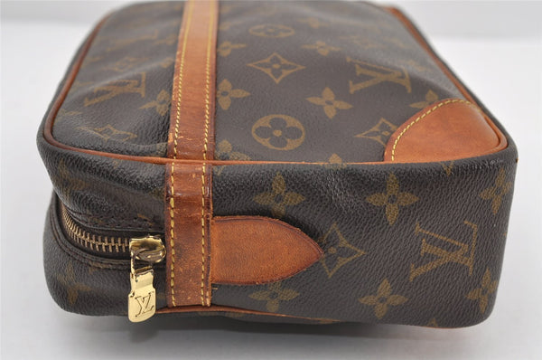 Authentic Louis Vuitton Monogram Compiegne 28 Clutch Hand Bag M51845 LV 9585I
