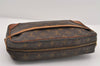 Authentic Louis Vuitton Monogram Compiegne 28 Clutch Hand Bag M51845 LV 9585I