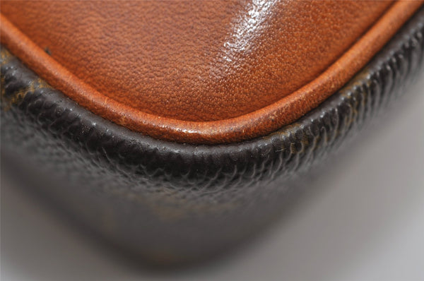 Authentic Louis Vuitton Monogram Compiegne 28 Clutch Hand Bag M51845 LV 9585I