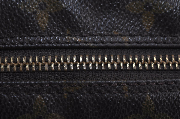 Authentic Louis Vuitton Monogram Compiegne 28 Clutch Hand Bag M51845 LV 9585I