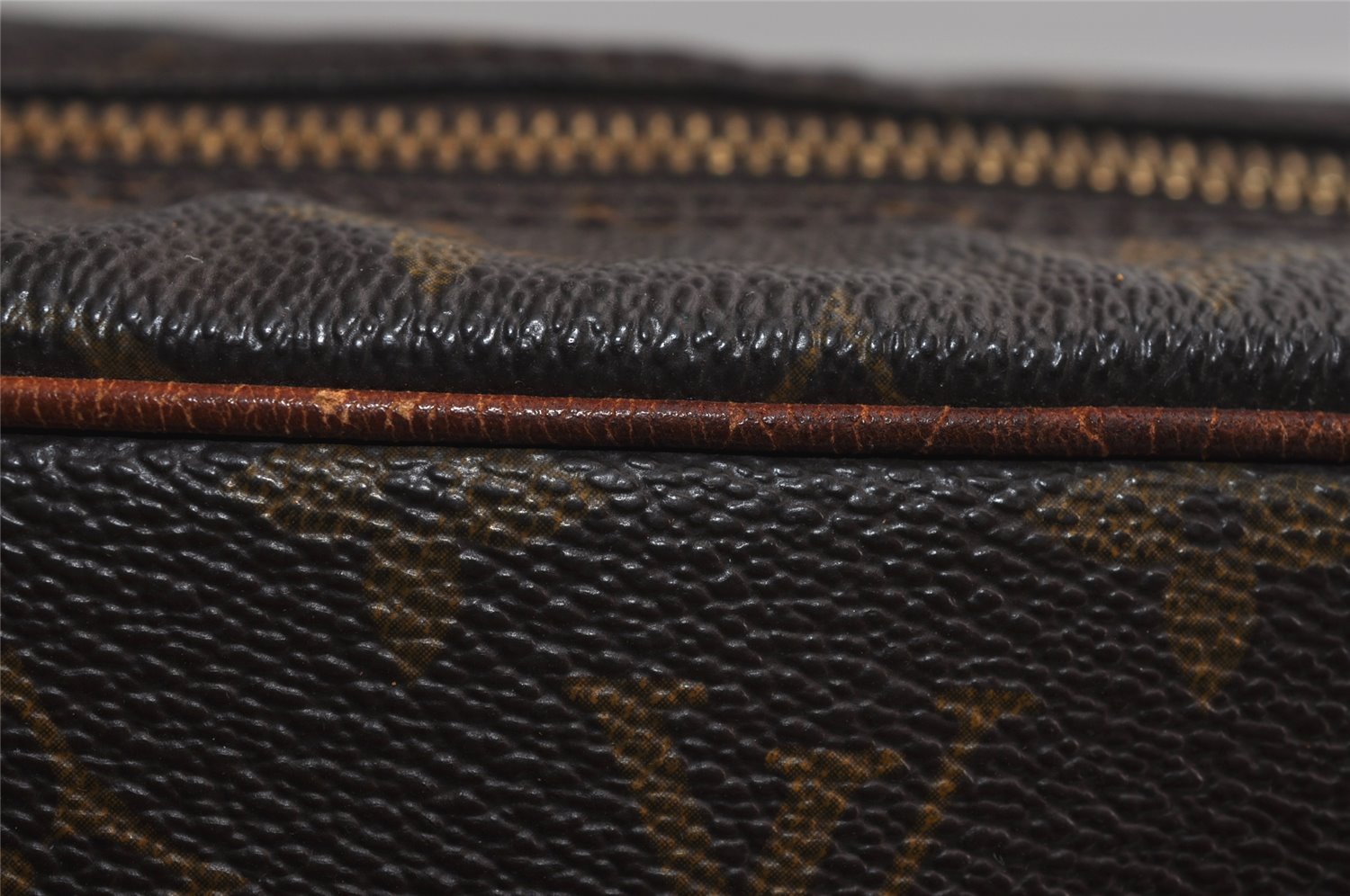 Authentic Louis Vuitton Monogram Compiegne 28 Clutch Hand Bag M51845 LV 9585I