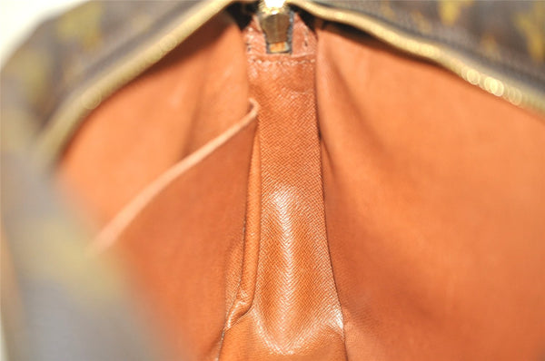 Authentic Louis Vuitton Monogram Compiegne 28 Clutch Hand Bag M51845 LV 9585I