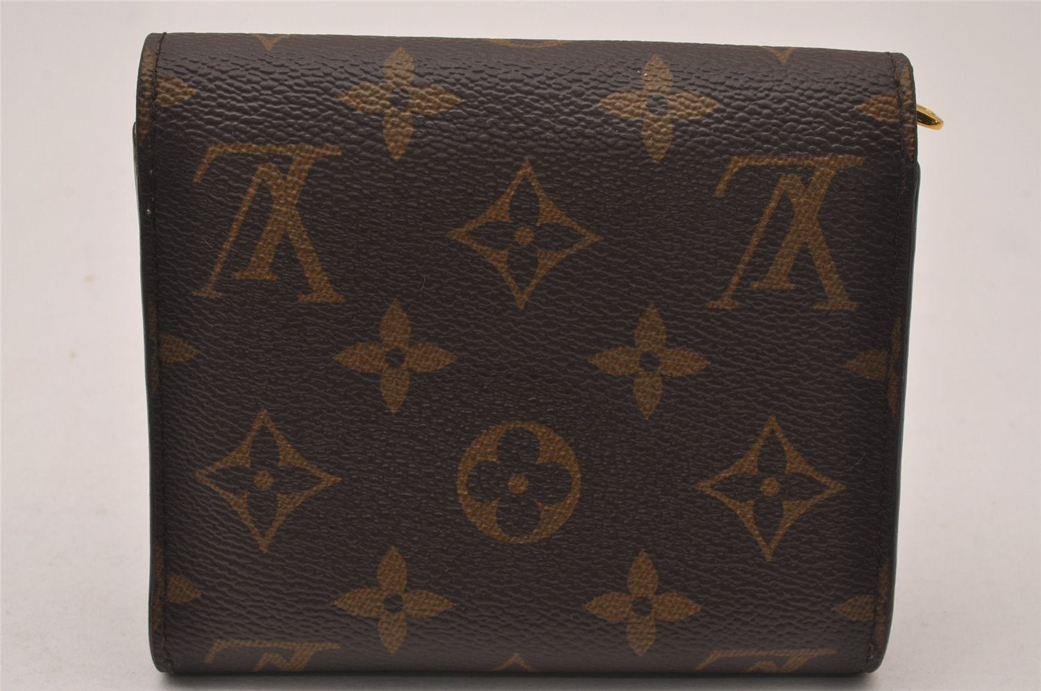 Auth Louis Vuitton Monogram Portefeuille Ariane Wallet Rose Ballerine Box 9586I