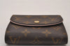 Auth Louis Vuitton Monogram Portefeuille Ariane Wallet Rose Ballerine Box 9586I