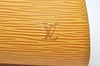 Authentic Louis Vuitton Epi Dauphine Cosmetic Pouch Yellow M48449 LV 9587I