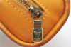 Authentic Louis Vuitton Epi Dauphine Cosmetic Pouch Yellow M48449 LV 9587I