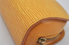 Authentic Louis Vuitton Epi Dauphine Cosmetic Pouch Yellow M48449 LV 9587I