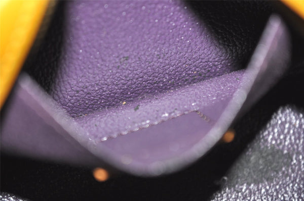 Authentic Louis Vuitton Epi Dauphine Cosmetic Pouch Yellow M48449 LV 9587I