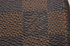 Authentic Louis Vuitton Damier Zippy Coin Purse Wallet N63070 LV 9589I