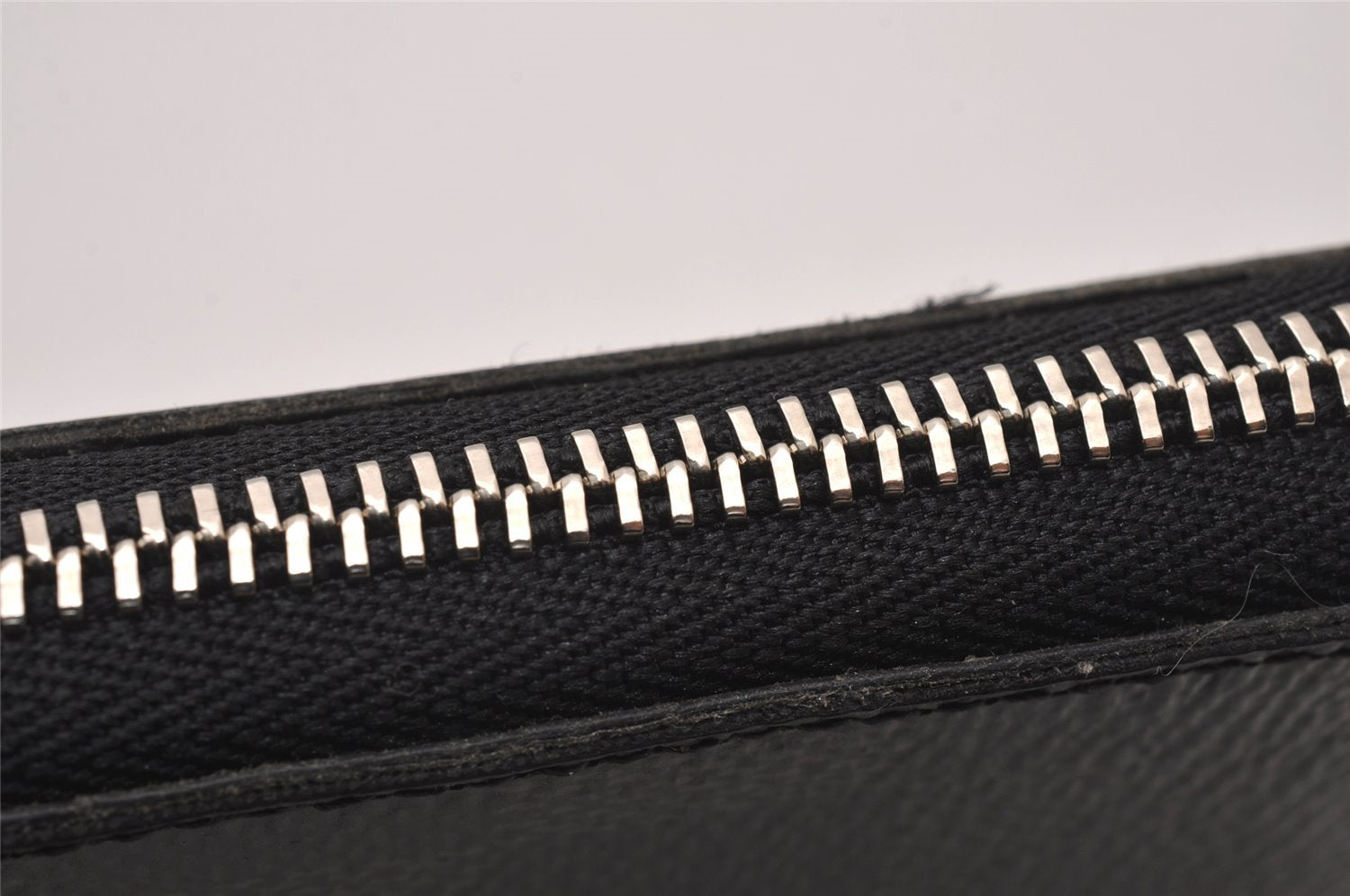 Authentic Louis Vuitton Damier Graphite Zippy Coin Purse Wallet N63076 LV 9590I