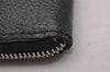 Authentic Louis Vuitton Damier Graphite Zippy Coin Purse Wallet N63076 LV 9590I