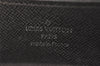 Authentic Louis Vuitton Damier Graphite Zippy Coin Purse Wallet N63076 LV 9590I
