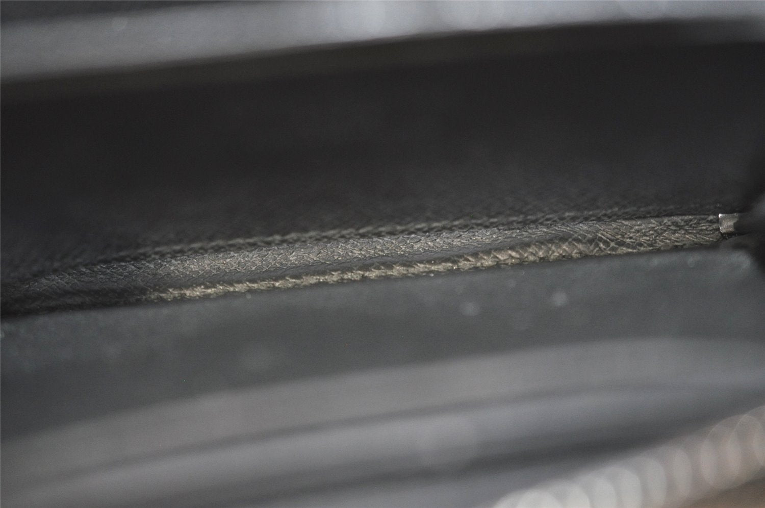 Authentic Louis Vuitton Damier Graphite Zippy Coin Purse Wallet N63076 LV 9590I