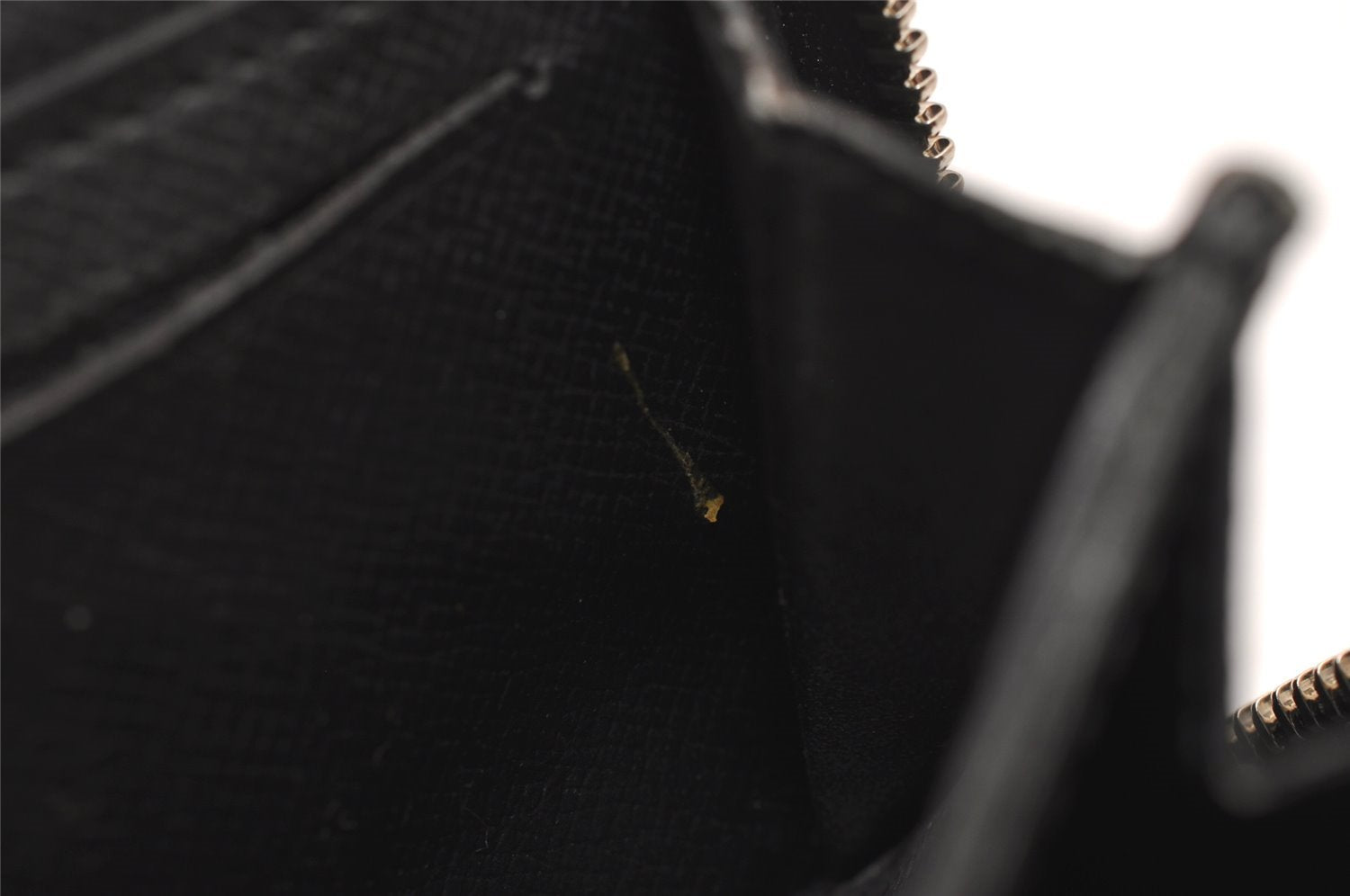 Authentic Louis Vuitton Damier Graphite Zippy Coin Purse Wallet N63076 LV 9590I