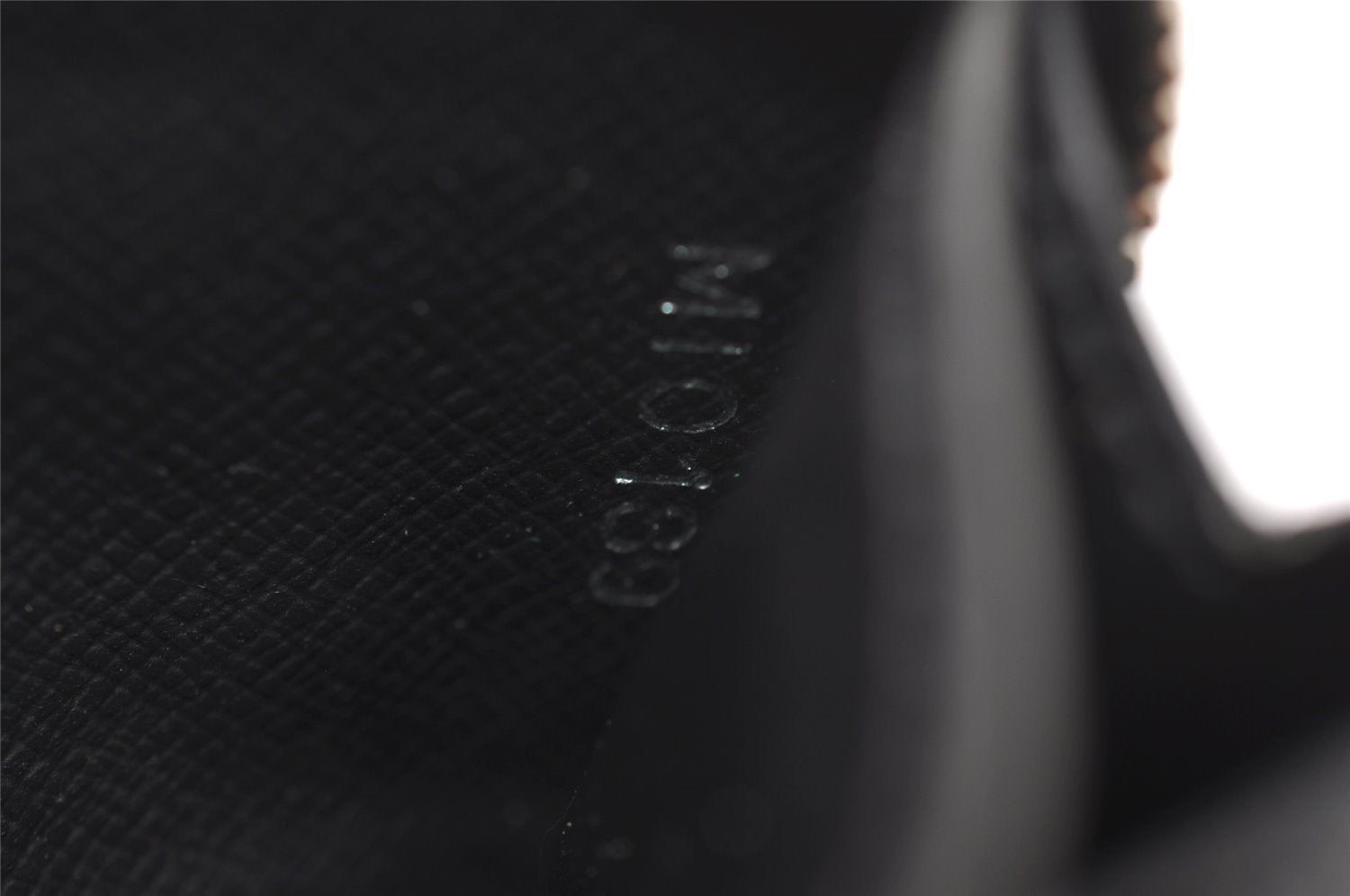 Authentic Louis Vuitton Damier Graphite Zippy Coin Purse Wallet N63076 LV 9590I