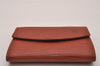 Authentic Louis Vuitton Epi Porte Monnaie Simple Coin Purse M63413 Brown 9591I