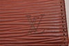 Authentic Louis Vuitton Epi Porte Monnaie Simple Coin Purse M63413 Brown 9591I