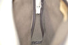 Authentic YVES SAINT LAURENT Clutch Hand Bag Purse PVC Leather Gray 9591J