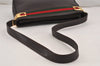 Authentic GUCCI Web Sherry Line Vintage Shoulder Bag Purse Leather Brown 9592J