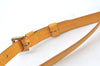 Authentic Louis Vuitton Leather Shoulder Strap Yellow 41.3-47.8" LV 9593J