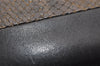 Authentic CELINE Vintage Zip Long Wallet Purse Leather Black Brown Box 9597J