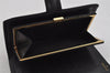 Authentic CHANEL Caviar Skin CC Logo Bifold Long Wallet Purse Black Box 9600I