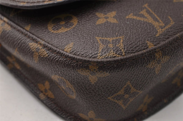 Authentic Louis Vuitton Monogram Saint Cloud MM M51243 Shoulder Cross Bag 9602I