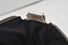Authentic GUCCI Sherry Line Shoulder Bag GG Canvas Leather 145857 Silver 9603I